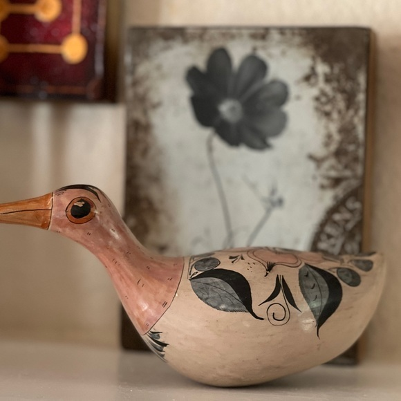 Tonala Pottery vintage Hand Painted Duck‎ - Picture 1 of 3